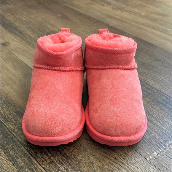 UGG Classic Ultra Mini pink bloom Boots - Picture 4 of 9